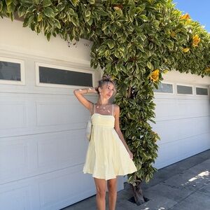 Peppermayo Yellow Mini Dress